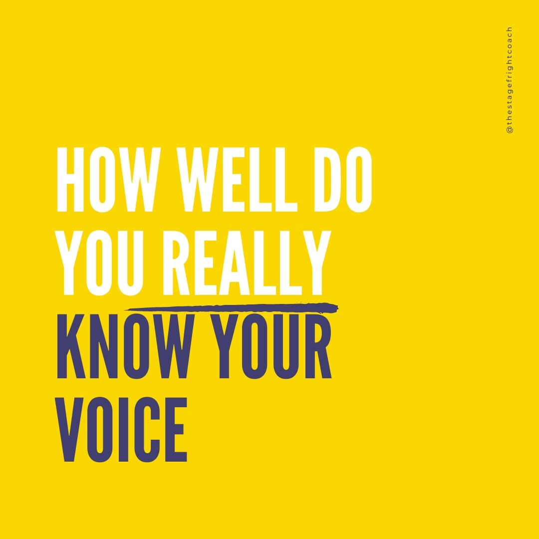 How Well Do You REALLY Know Your Voice…